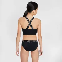 Nike Swim Big дитячі (Girls') Crossback Midkini комплект колір чорний