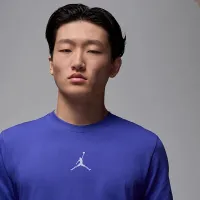 Nike Jordan Sport мужские Dri-FIT футболка цвет фиолетовый