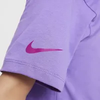 Nike Femme Pop Little дитячі футболка колір фіолетовий