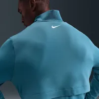 Nike Tour мужские 1/2-Zip для гольфа Top синий