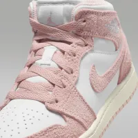 Nike Jordan 1 Mid SE Little дитячі Кросівки колір білий