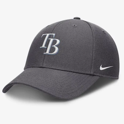 Tampa Bay Rays Club чоловічі Nike Dri-FIT MLB Adjustable Hat колір сірий