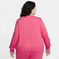 Nike Sportswear Club Fleece женская Crew-Neck свитшот (большие размеры) Pink