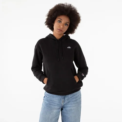 Кофта/футболка Champion C Embroidery Fleece Толстовка з капюшоном 115479-KK001 - Чорна