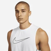 Nike Pro Dri-FIT чоловічі Slim Fit Sleeveless Top колір білий