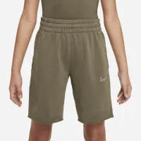 Nike Sportswear Big дитячі (Girls') Dri-FIT Fleece шорти колір зелений