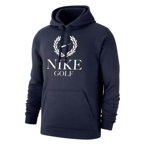 Nike для гольфу Club Fleece чоловічі Pullover Толстовка з капюшоном блакитний