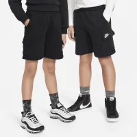 Nike Sportswear Club Fleece Big дитячі Cargo шорти колір чорний