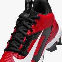 Nike Alpha Menace 4 Shark Big детские Football Cleats цвет красный