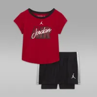 Nike Jordan Air-Ress Skort набор Baby (12-24M) набор цвет черный