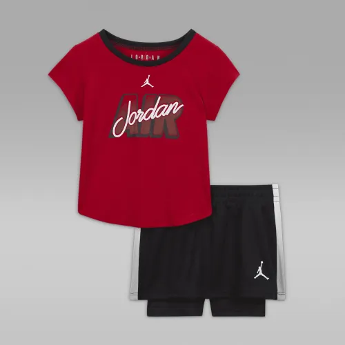 Nike Jordan Air-Ress Skort комплект Baby (12-24M) комплект колір чорний