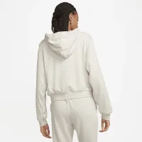 Nike Sportswear Chill Terry женская Loose Full-Zip French Terry Толстовка с капюшоном цвет коричневый