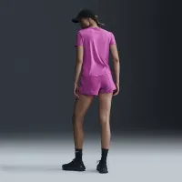 Nike One Classic жіноча Dri-FIT Short-Sleeve Top колір фіолетовий