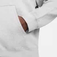 Nike Solo Swoosh чоловічі Fleece Толстовка з капюшоном колір сірий