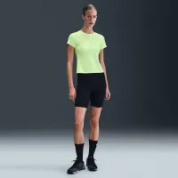 Nike Form женская Short-Sleeve Top Yellow