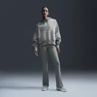 Nike Sportswear Phoenix Fleece женская Over-оверсайз Pullover Толстовка с капюшоном цвет зеленый