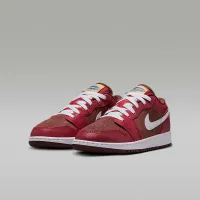 Nike Air Jordan 1 Low SE Big детские Кроссовки цвет коричневый