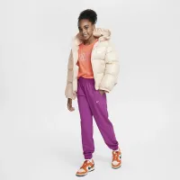 Nike Dri-FIT One Big дитячі (Girls') Woven тренувальні Pants колір фіолетовий