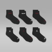 Nike Jordan Legend Big дитячі Ankle шкарпетки (6 пар) колір чорний