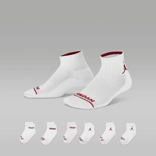 Nike Jordan Legend детские Ankle носки Box набор (6-пары) цвет белый