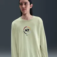 Nike Sportswear N7 Long-Sleeve Max90 футболка цвет зеленый