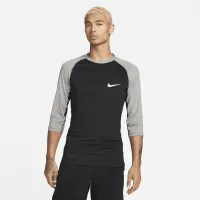 Nike Dri-FIT чоловічі 3/4-Length Sleeve Baseball Top колір чорний