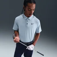Nike Tour чоловічі Dri-FIT Solid для гольфу Polo блакитний