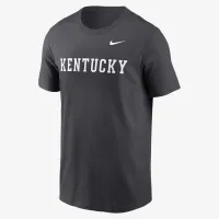 Kentucky Wildcats Primetime Wordmark чоловічі Nike College футболка колір сірий