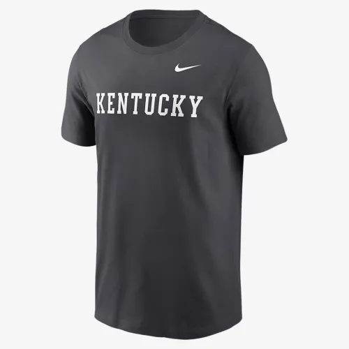 Kentucky Wildcats Primetime Wordmark чоловічі Nike College футболка колір сірий