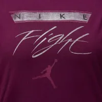 Nike Jordan Flight Heritage женская Graphic футболка (большие размеры) цвет красный