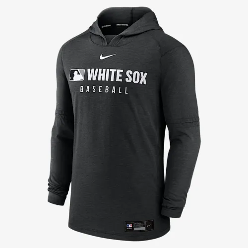 Chicago колір білий Sox Authentic Collection чоловічі Nike Dri-FIT MLB Pullover Толстовка з капюшоном колір чорний