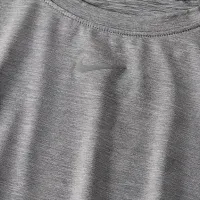 Nike One Classic жіноча Dri-FIT Short-Sleeve Top колір сірий