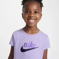 Nike New Impressions Toddler Heart Graphic футболка колір фіолетовий