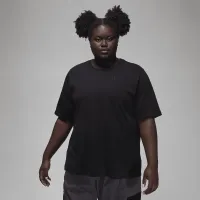 Nike Jordan Essentials жіноча Girlfriend футболка (великі розміри) колір чорний