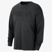 Dallas Mavericks Courtside Premium Essential чоловічі Nike NBA Long-Sleeve футболка колір чорний