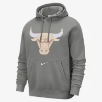 Chicago Bulls Club City Edition чоловічі Nike NBA Fleece Pullover Толстовка з капюшоном колір сірий