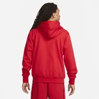 Nike Dri-FIT Standard Issue чоловічі Pullover баскетбольні Толстовка з капюшоном колір червоний