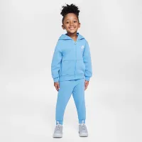 Nike Full-Zip Club комплект Toddler 2-Piece Толстовка з капюшоном комплект блакитний