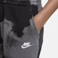 Nike Club Fleece Big дитячі Printed Joggers колір чорний
