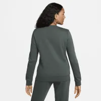 Nike Sportswear Club Fleece жіноча Crew-Neck світшот колір зелений