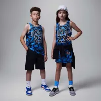 Nike Jordan23 Big дитячі Printed Jersey блакитний