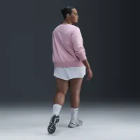 Nike Sportswear Club Fleece жіноча Crew-Neck світшот (великі розміри) Pink
