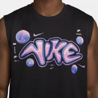 Nike мужские Dri-FIT Sleeveless баскетбольные футболка цвет черный