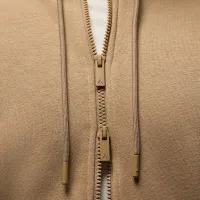 Nike Jordan Brooklyn Fleece мужские Full-zip Толстовка с капюшоном цвет коричневый