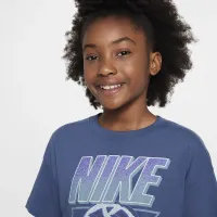Nike Sportswear Big детские (Girls') футболка синий
