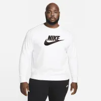 Nike Sportswear Club Fleece мужские Graphic Crew цвет белый