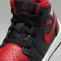 Nike Jordan 1 Mid Baby/Toddler Кросівки колір чорний