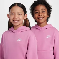 Nike Sportswear Club Fleece Big дитячі Pullover Толстовка з капюшоном Pink