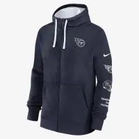 Tennessee Titans Club чоловічі Nike NFL Full-Zip Толстовка з капюшоном блакитний
