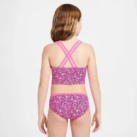 Nike Swim Big детские (Girls') Spiderback Midkini набор Pink